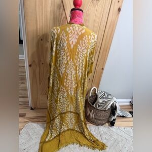 Altar’d State Mustard Yellow Duster